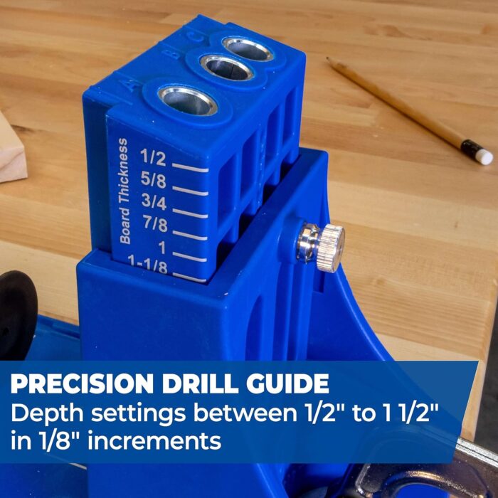 Kreg K4 Pocket Hole Jig – Adjustable, Versatile Jig for Strong Joints - Image 2