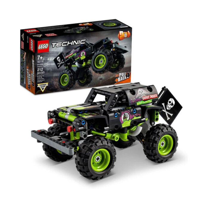 Lego Technic Monster Jam Grave Digger 42118 Set – Truck Toy to Off-Road - Image 1